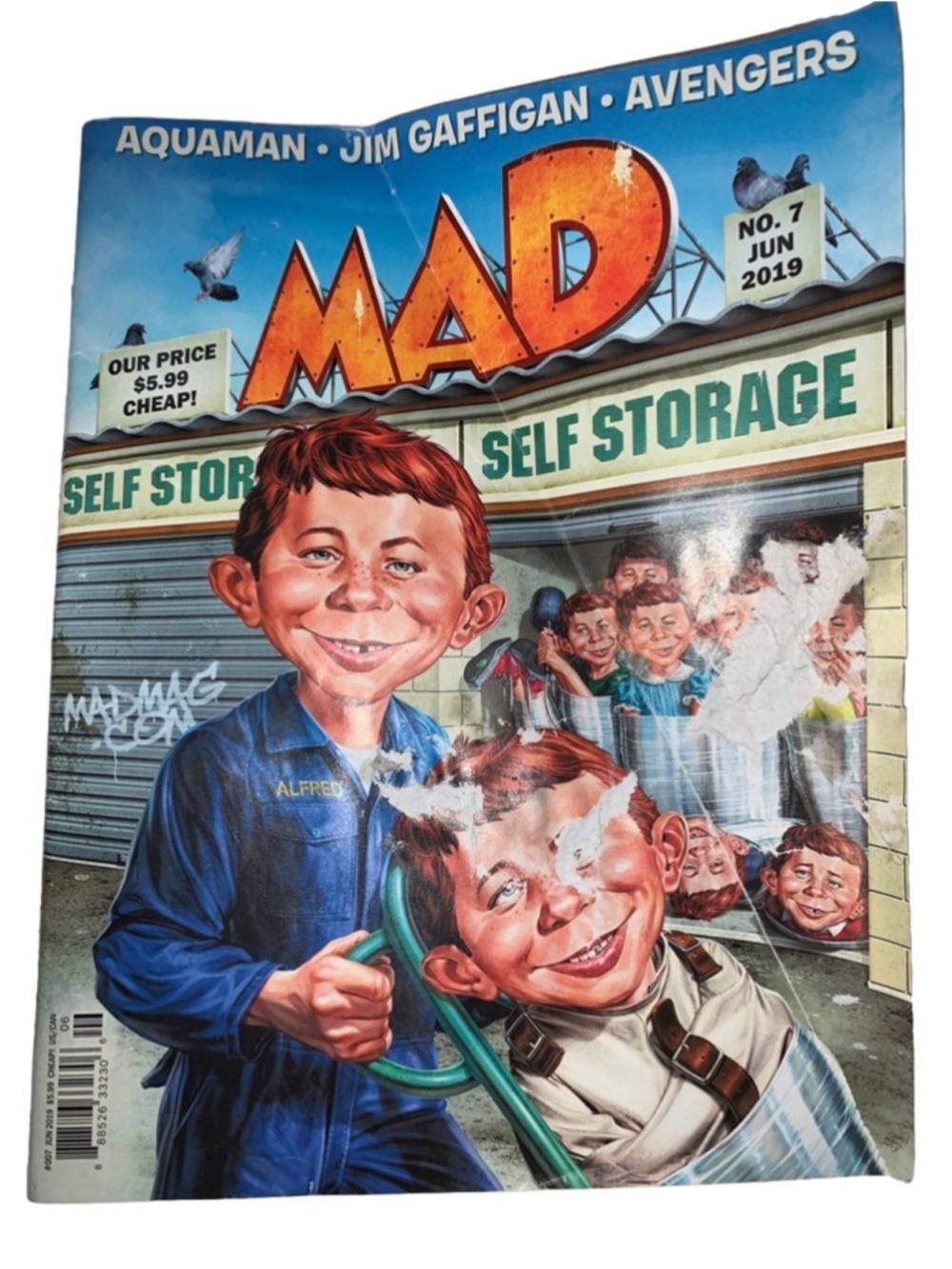 Unisex MAD Magazine One Size Blue Orange Notebook & Journal